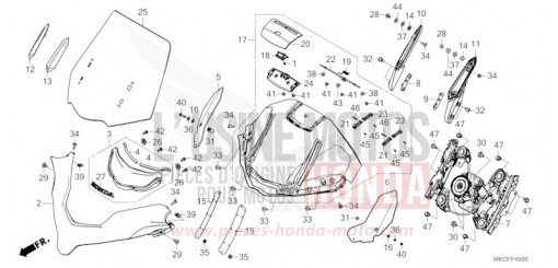 PARE-BRISE GL1800DAN de 2022
